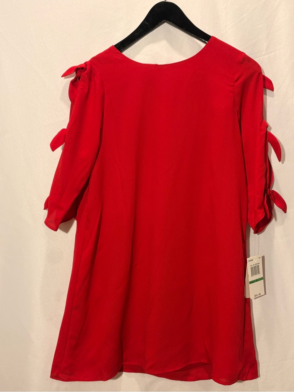 GB girls Red Bow-Sleeve Casual Party Dress
